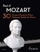 Best of Mozart piano sheet music cover